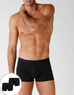 Uomo LOVABLE Multipack|Boxer-Bipack boxer in cotone elasticizzato, neroREF# L09G4