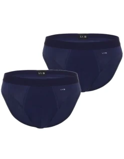 Uomo LOVABLE Multipack|Slip-Bipack slip in cotone elasticizzato, bluREF# L09G3