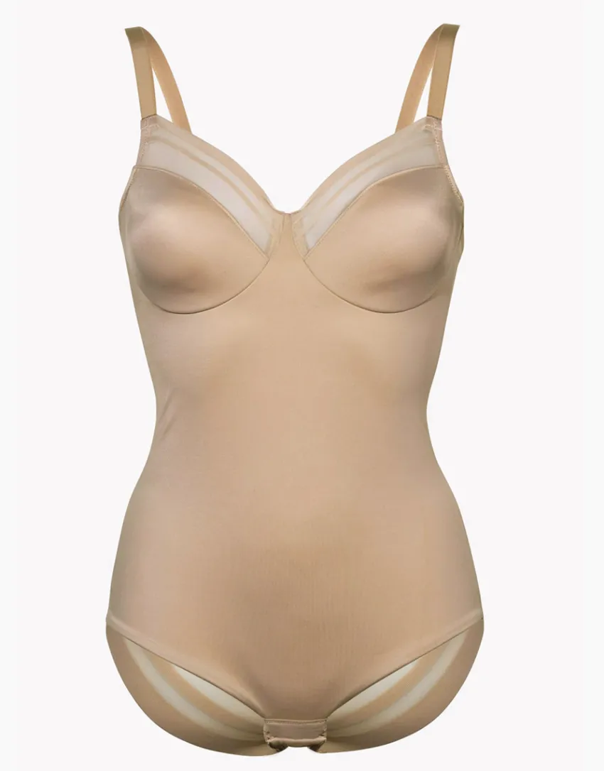 Donna LOVABLE Body E Lingerie-Body ferretto Shaping New Fit in microfibra Alto sostegno e invisibilità, REF# 05X9