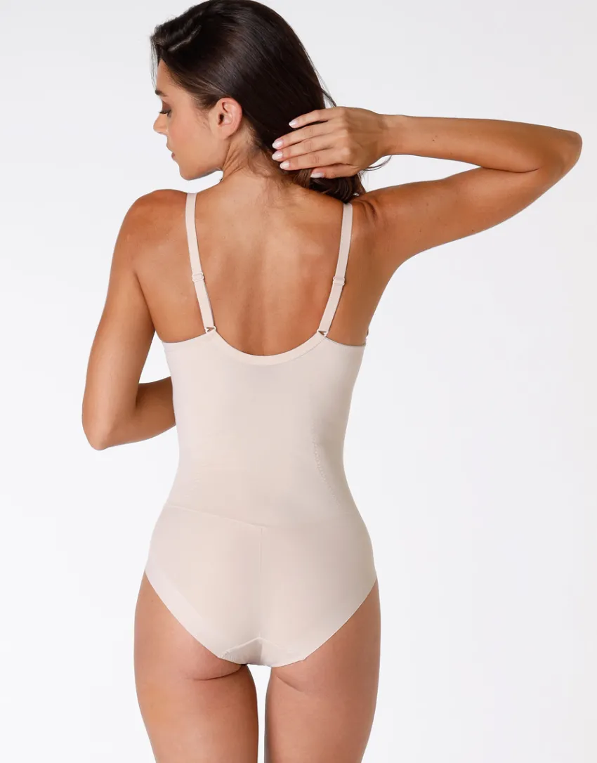 Donna LOVABLE Body E Lingerie-Body in microfibra con ferretto ultimate modelling Medio sostegno, skinREF# L3023