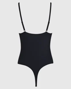Donna LOVABLE Body E Lingerie|Guaine-Body modellante con ferretto imbottito perizoma Smooth Shaping in microfibra, REF# L0E03