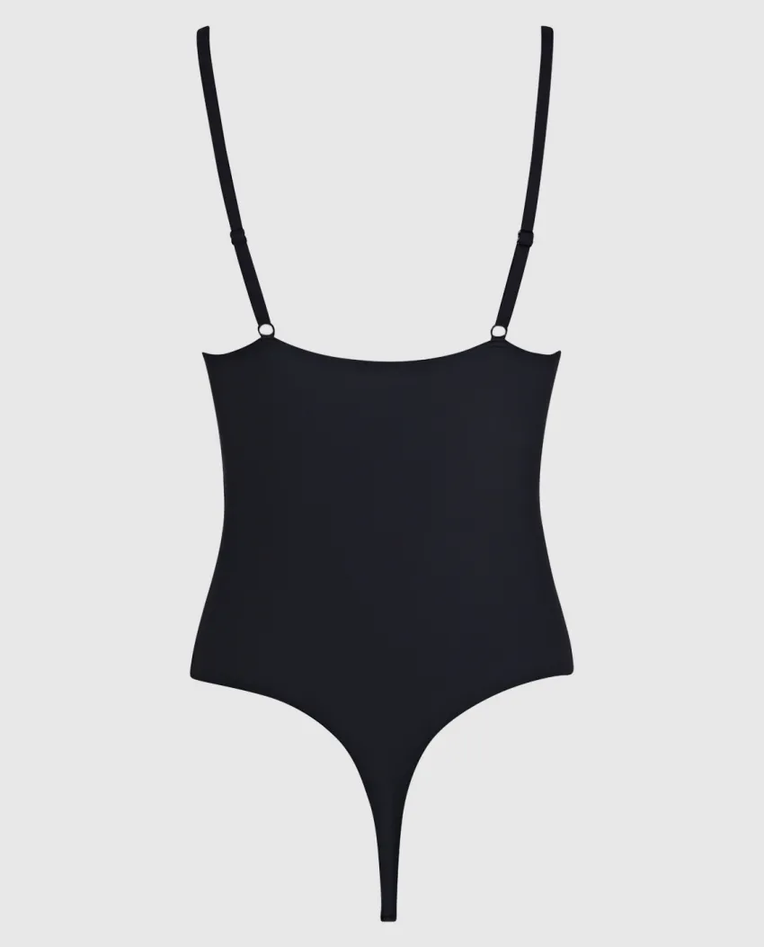 Donna LOVABLE Body E Lingerie|Guaine-Body modellante con ferretto imbottito perizoma Smooth Shaping in microfibra, REF# L0E03