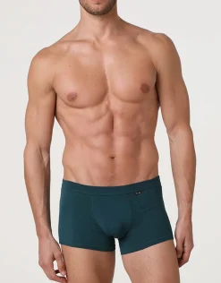 Uomo LOVABLE Boxer-Boxer Casual Cotton Modal, verde scuroREF# L0CSA