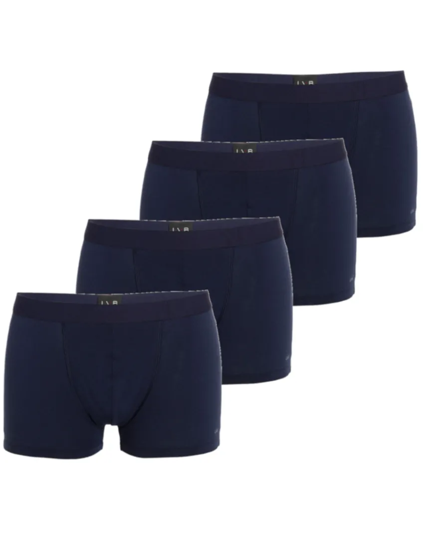 Uomo LOVABLE Multipack|Boxer-Boxer in cotone elasticizzato, confezione x4 bluREF# L09G4