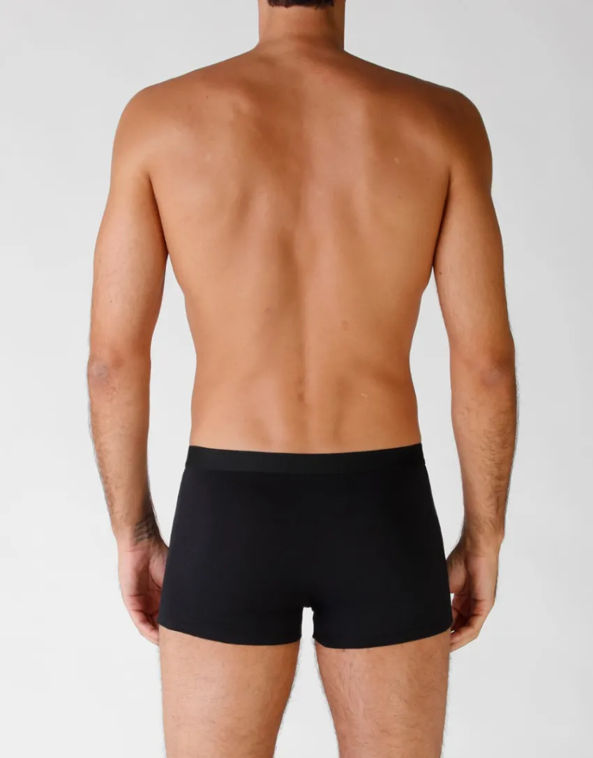 Uomo LOVABLE Multipack|Boxer-Boxer in cotone elasticizzato, confezione x4 neroREF# L09G4