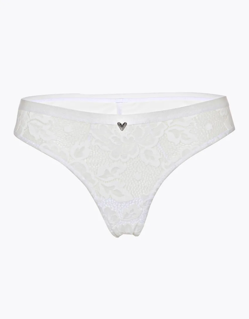 Donna LOVABLE Brasiliani-Brasiliano Anniversary Lace in pizzo riciclato e tulle, REF# L0CCH