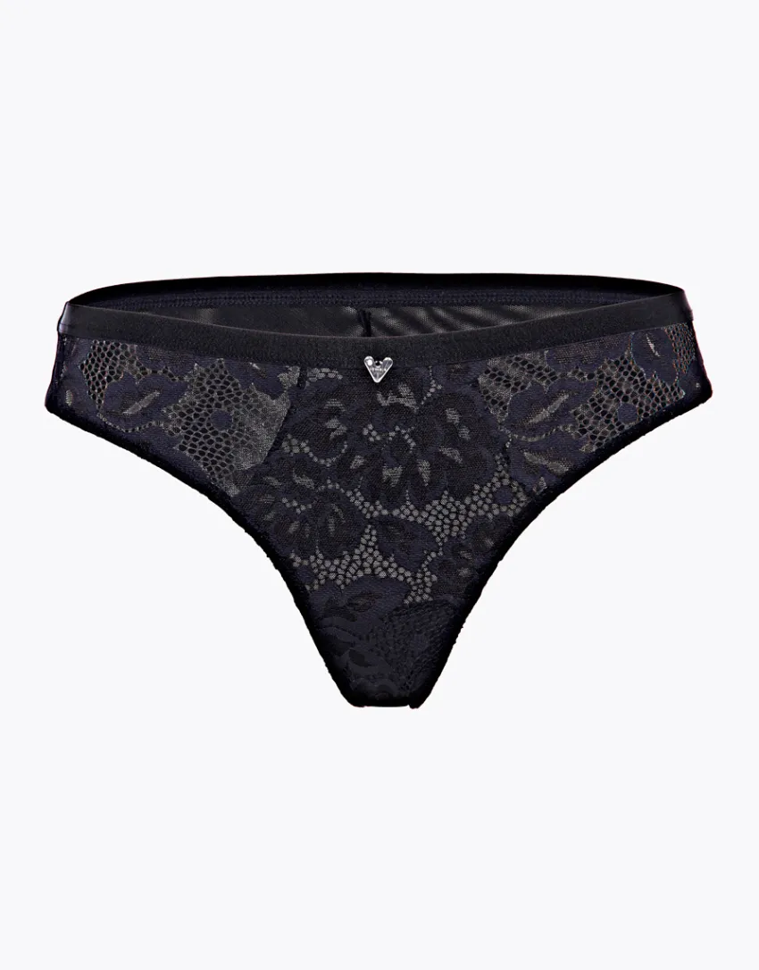 Donna LOVABLE Brasiliani-Brasiliano Anniversary Lace in pizzo riciclato e tulle, REF# L0CCH