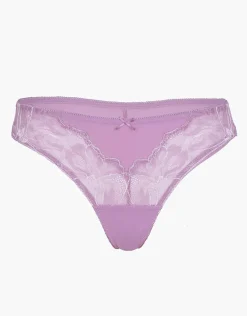 Donna LOVABLE Brasiliani-Brasiliano Floral Lace in pizzo e microfibra, REF# L0DZ0