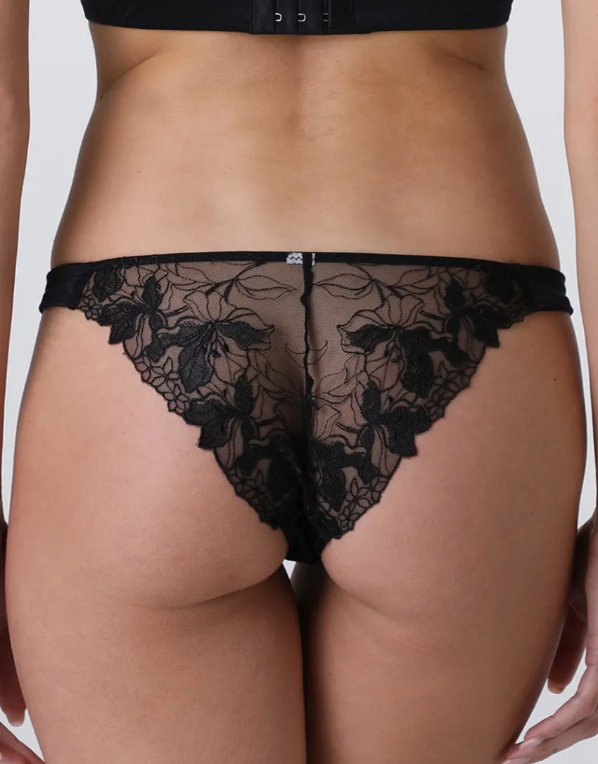 Donna LOVABLE Brasiliani-Brasiliano L'Elegance in pizzo e microfibra, REF# L0EHF