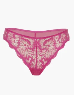 Donna LOVABLE Brasiliani-Brasiliano Petal Lace in pizzo, REF# L0EOJ