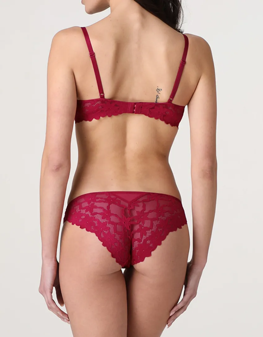 Donna LOVABLE Brasiliani-Brasiliano Ribbon Lace in pizzo, REF# L0EO0