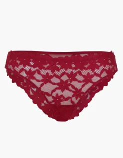 Donna LOVABLE Brasiliani-Brasiliano Ribbon Lace in pizzo, REF# L0EO0