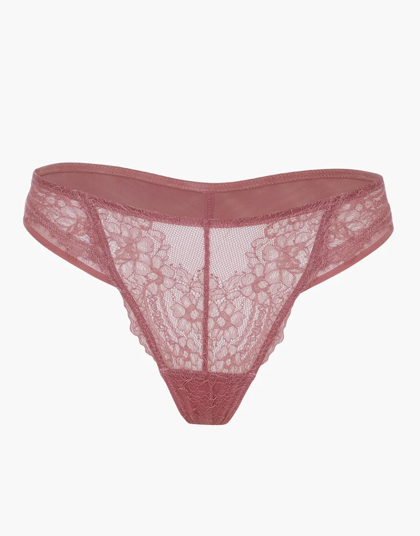 Donna LOVABLE Brasiliani-Brasiliano Royal Lace in pizzo, REF# L0EOF