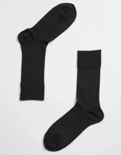 Uomo LOVABLE Calze E Calzini-Calzini Thermal Bamboo, antraciteREF# L0DRK