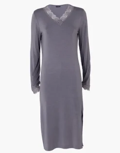 Donna LOVABLE Camicie Da Notte-Camicia da Notte Lunga scollo a V Elegant Modal, aciteREF# L0EHN