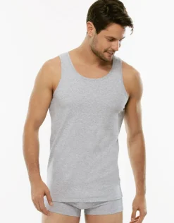 Uomo LOVABLE Canotte E Smanicati-Canotta 100% Pure Cotton in cotoneREF# 05XQ
