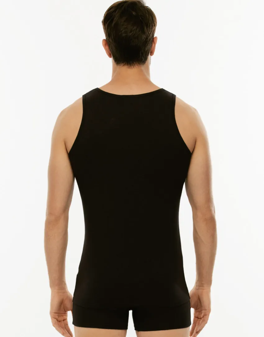 Uomo LOVABLE Canotte E Smanicati-Canotta Cotton Stretch in cotone elasticizzato, REF# L05XV