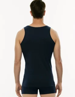 Uomo LOVABLE Canotte E Smanicati-Canotta Cotton Stretch in cotone elasticizzato, REF# L05XV