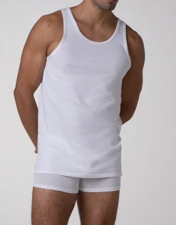 Uomo LOVABLE Canotte E Smanicati-Canotta girocollo Cool Sensation in Stretch Cotton, REF# L0DGN