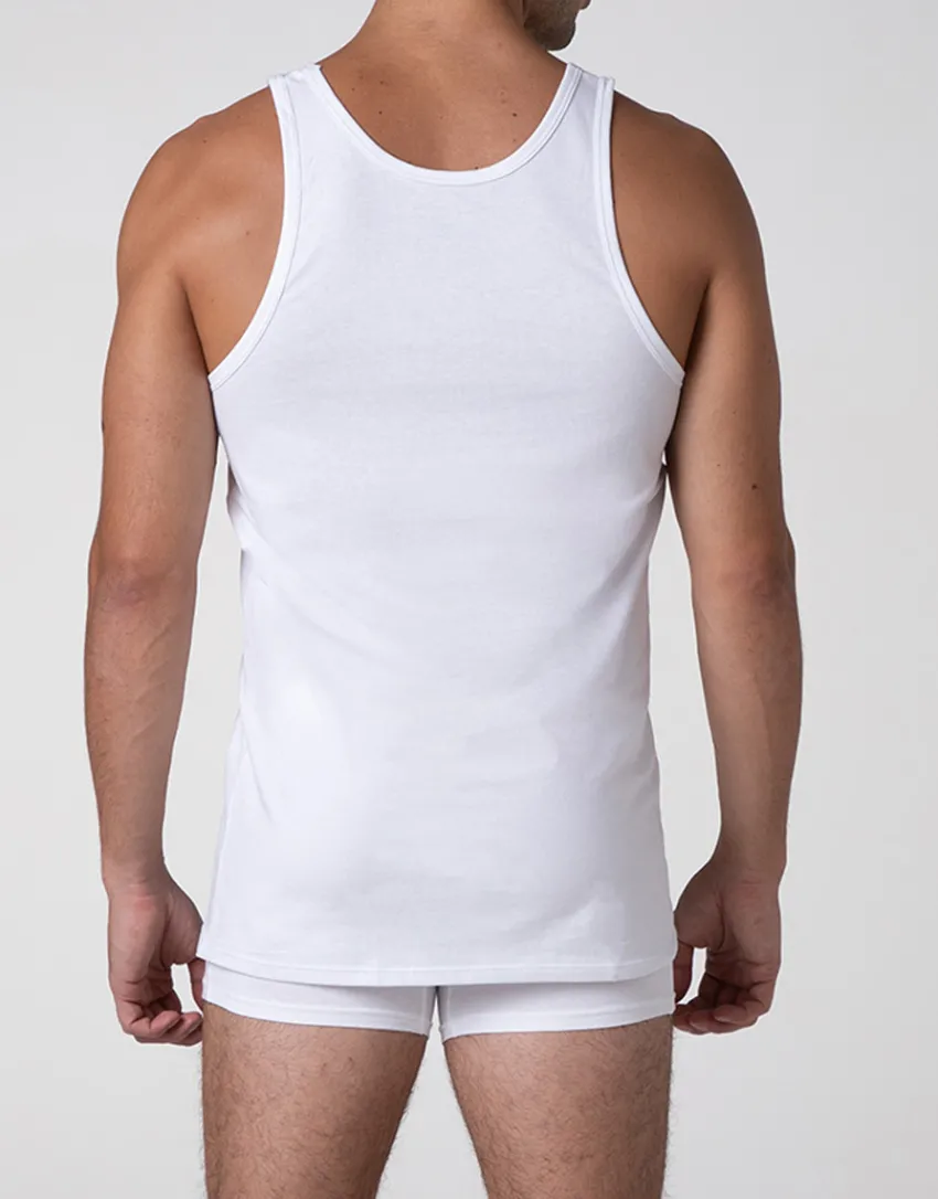 Uomo LOVABLE Canotte E Smanicati-Canotta girocollo Cool Sensation in Stretch Cotton, REF# L0DGN