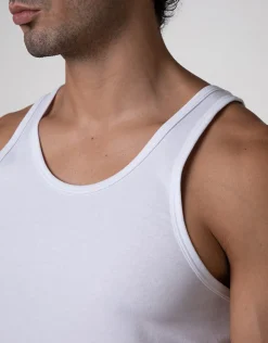Uomo LOVABLE Canotte E Smanicati-Canotta girocollo Cool Sensation in Stretch Cotton, REF# L0DGN