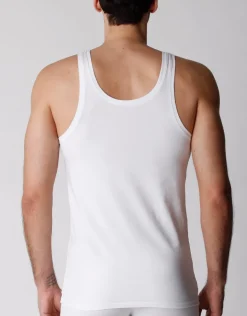 Uomo LOVABLE Canotte E Smanicati-Canotta uomo in cotone biologico, confezione x2 REF# L0BAO