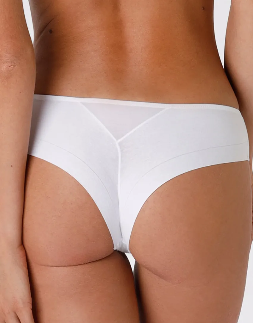Donna LOVABLE Culotte-Culotte brasiliano Invisible Cotton in cotoneREF# 0137