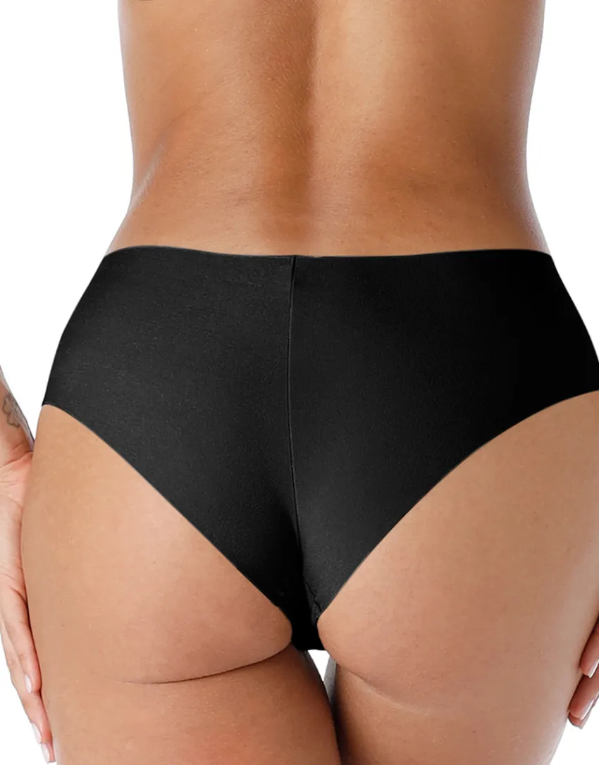 Donna LOVABLE Culotte-Culotte brasiliano senza cuciture Free Cut Panties in microfibra, REF# L0DXN