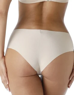 Donna LOVABLE Culotte-Culotte brasiliano senza cuciture Free Cut Panties in microfibra, skinREF# L0DXN