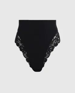 Donna LOVABLE Guaine-Guaina Perizoma Smooth Femininity in microfibra e pizzo, REF# L0EAY