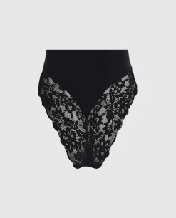 Donna LOVABLE Guaine-Guaina Perizoma Smooth Femininity in microfibra e pizzo, REF# L0EAY