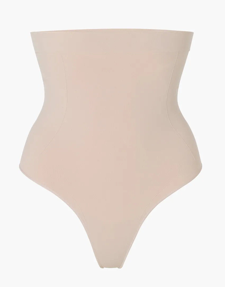 Donna LOVABLE Guaine-Guaina Perizoma Vita Alta modellante Silhouette Shaping in microfibra, REF# LLEKJ
