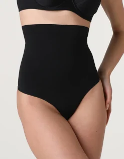 Donna LOVABLE Guaine-Guaina Perizoma Vita Alta modellante Silhouette Shaping in microfibra, REF# LLEKJ