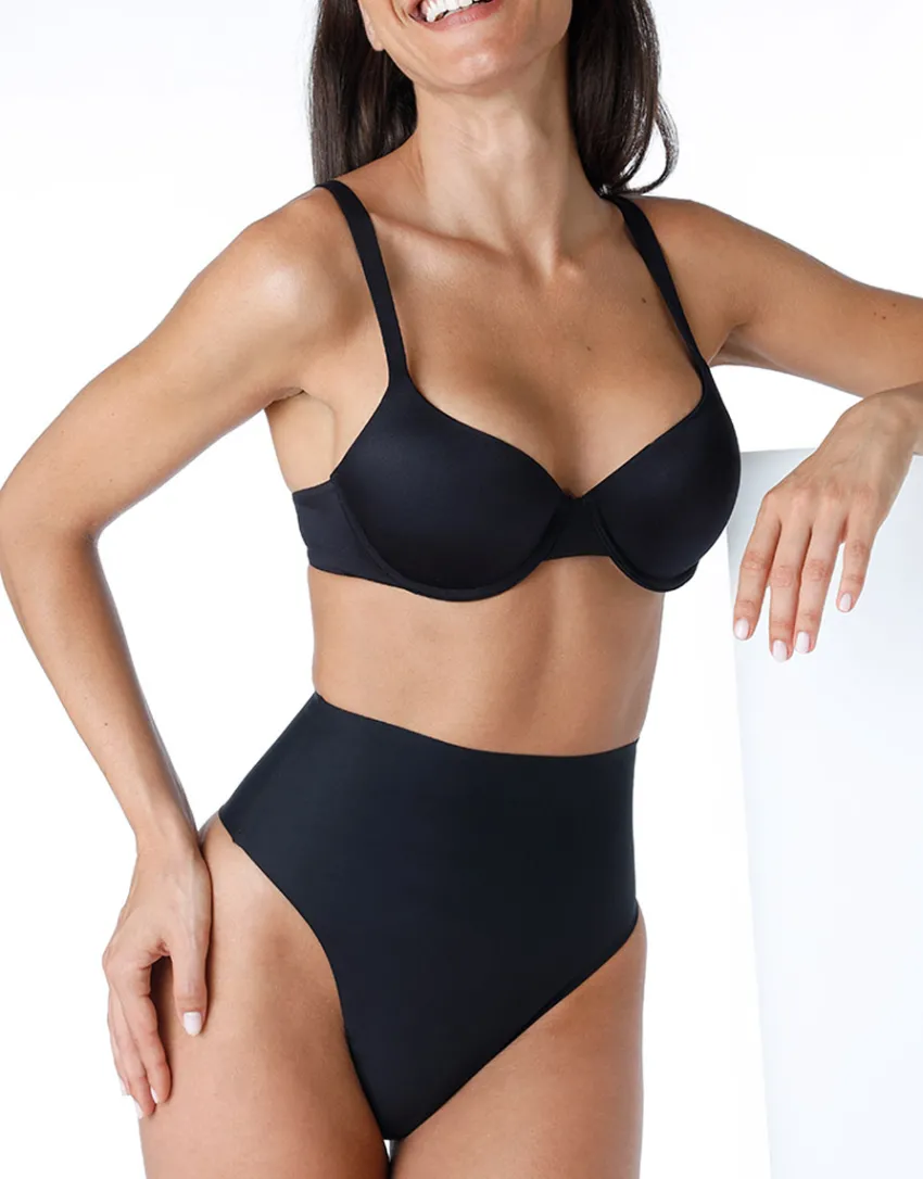 Donna LOVABLE Guaine-Guaina Perizoma Vita Alta modellante Smooth Shaping in microfibra, REF# L0E00