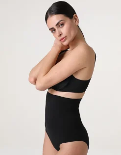 Donna LOVABLE Guaine-Guaina Slip Vita Alta modellante Silhouette Shaping in microfibra, REF# LLEJW