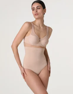 Donna LOVABLE Guaine-Guaina Slip Vita Alta modellante Silhouette Shaping in microfibra, REF# LLEJW
