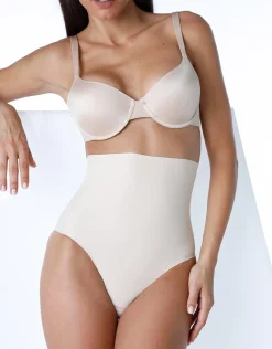 Donna LOVABLE Guaine-Guaina Slip Vita Alta modellante Smooth Shaping in microfibra, skinREF# L0E01