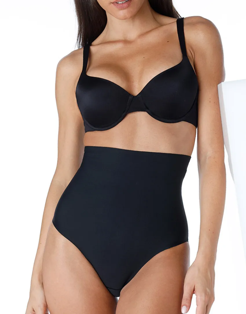Donna LOVABLE Guaine-Guaina Slip Vita Alta modellante Smooth Shaping in microfibra, REF# L0E01