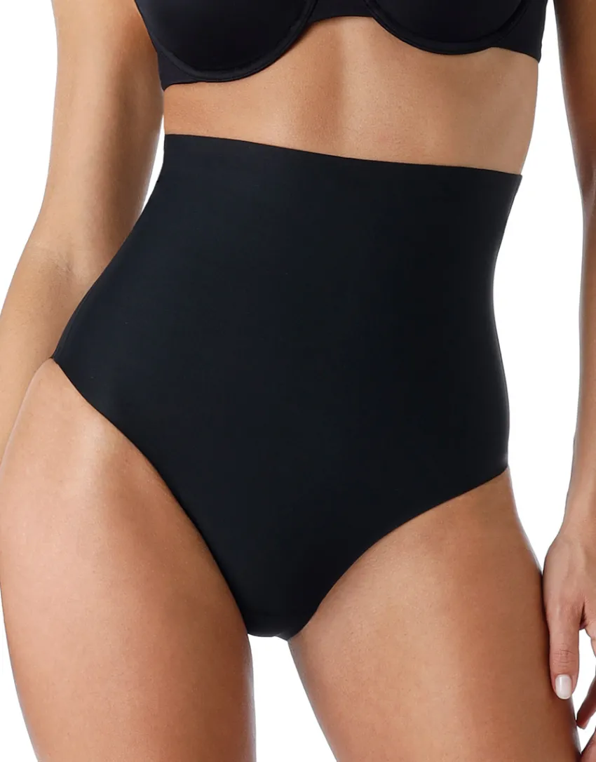 Donna LOVABLE Guaine-Guaina Slip Vita Alta modellante Smooth Shaping in microfibra, REF# L0E01