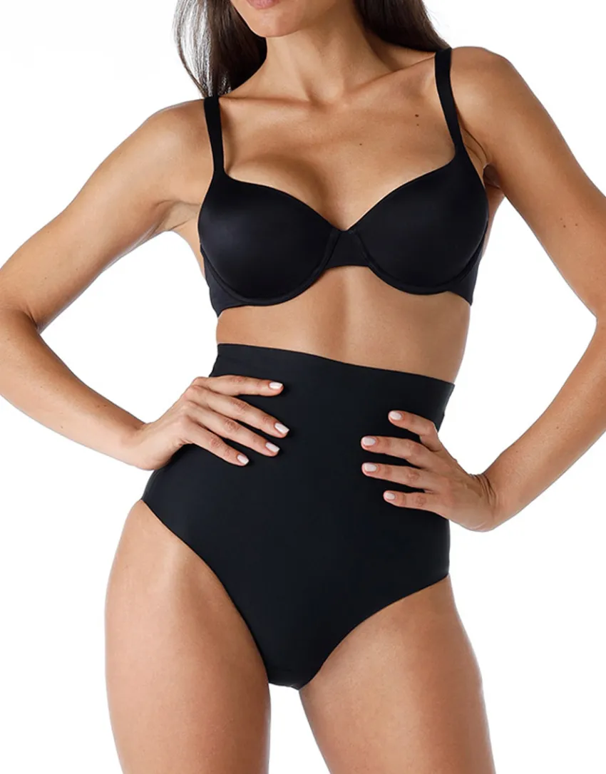 Donna LOVABLE Guaine-Guaina Slip Vita Alta modellante Smooth Shaping in microfibra, REF# L0E01
