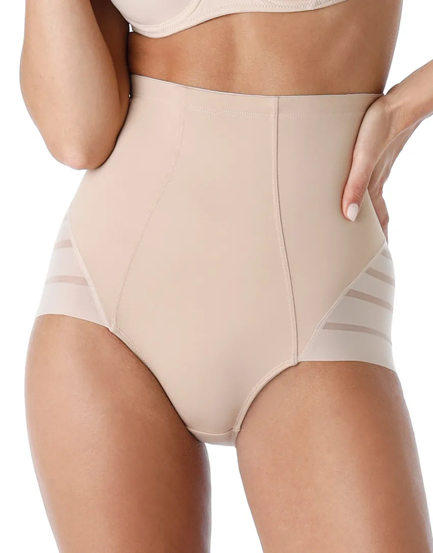 Donna LOVABLE Guaine-Guaina Vita Alta Fancy Shaping in microfibra modellante e tulle, REF# L00IV