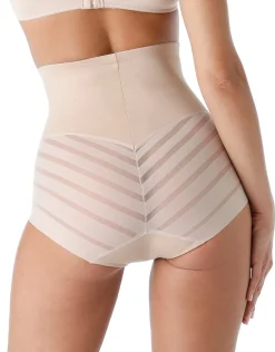 Donna LOVABLE Guaine-Guaina Vita Alta Fancy Shaping in microfibra modellante e tulle, REF# L00IV