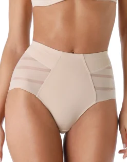 Donna LOVABLE Guaine-Guaina Vita Media Fancy Shaping in microfibra modellante e tulle, REF# L00IT