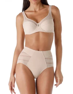 Donna LOVABLE Guaine-Guaina Vita Media Fancy Shaping in microfibra modellante e tulle, REF# L00IT