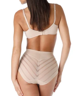 Donna LOVABLE Guaine-Guaina Vita Media Fancy Shaping in microfibra modellante e tulle, REF# L00IT