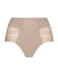 Donna LOVABLE Guaine-Guaina Vita Media Fancy Shaping in microfibra modellante e tulle, REF# L00IT