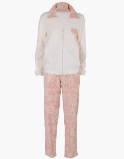 Donna LOVABLE Homewear|Pigiami Donna-Homewear Aperto in Micropile, REF# L0DNC