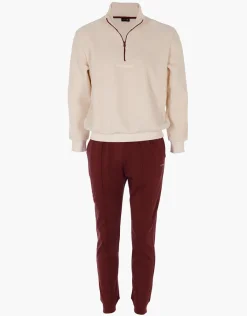 Uomo LOVABLE Pigiami-Homewear con Zip Pelliccetta e Interlock, REF# L0ELM