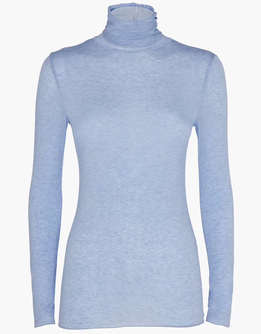 Donna LOVABLE Maglie-Maglia a collo alto e manica lunga in modal e cashmere, REF# L0DVD