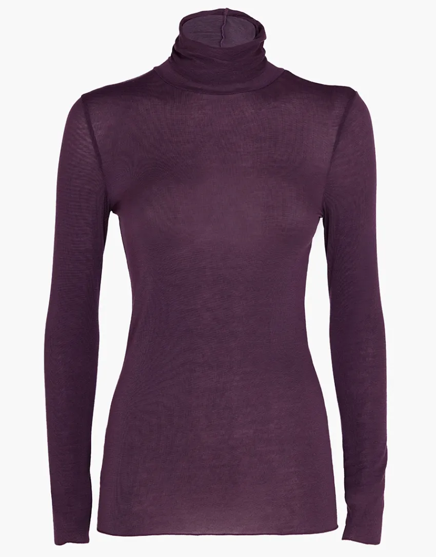 Donna LOVABLE Maglie-Maglia a collo alto e manica lunga in modal e cashmere, REF# L0DVD